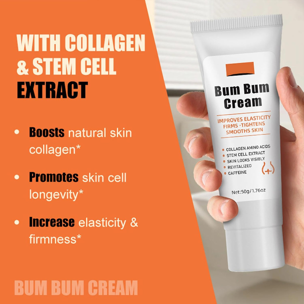 Body Skin Firming Cream | 50g Travel-Friendly Hips Firming Cream for Sagging Skin, Moisturizer for Teen Girls, Ladies, Middle-Aged People, Postpartum Female Puzzlegame