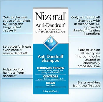 Nizoral Anti-Dandruff Shampoo.