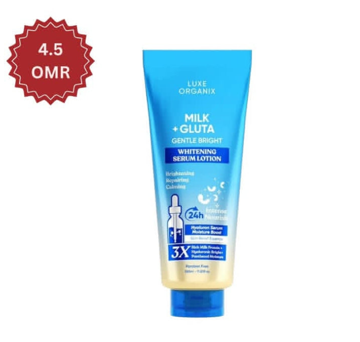Luxe Organix Milk + Gluta Brightening Serum Lotion 🥛
