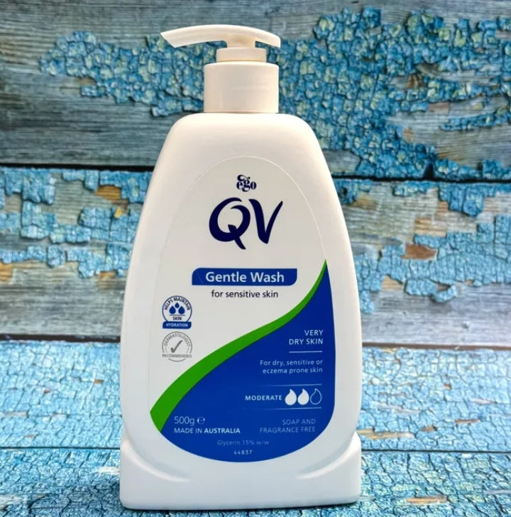 QV Gentle Wash for sensitive skin.
