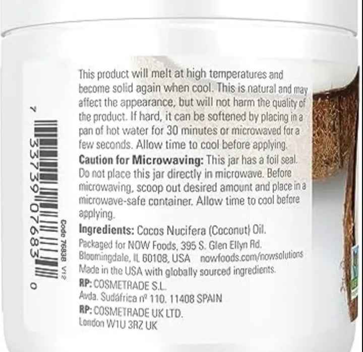NOW Solutions Pure Coconut Oil