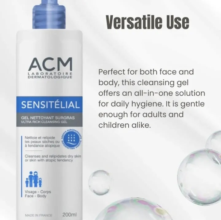 ACM Sensitélial Extra-Rich Cleansing Gel