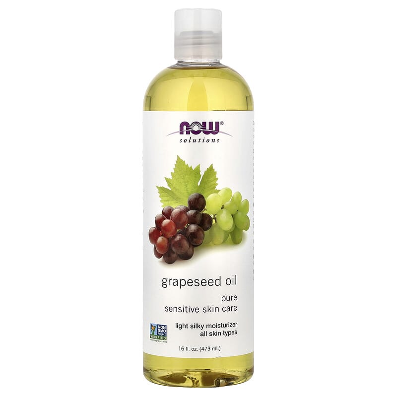 NOW Solutions 100% Pure Grapeseed Oil