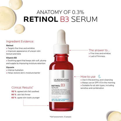 LA ROCHE POSAY RETINOL B3 PURE RETINOL SERUM 30ML