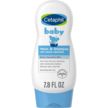 Cetaphil Baby Gentle Wash with Organic Calendula, 7.8 Ounce