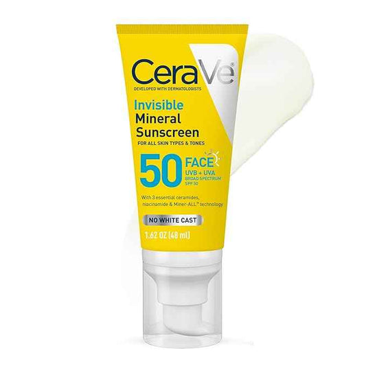 CeraVe Invisible Mineral Sunscreen SPF 50