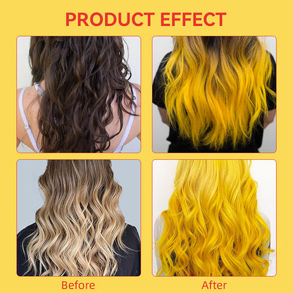 Speedy Hair Color Shampoo 100% Cover Gray White Hair Easy To Use Long Lasting 400ml/13.53fl.oz (Gold)