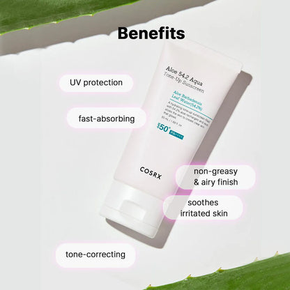 COSRX Aloe 54.2 Aqua Tone-Up Sunscreen