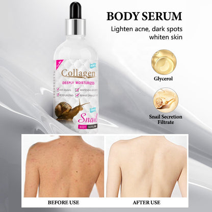 Women Beauty Skin Care Sets & Kits Facial Cream Collagen Snail Whitening Skin Care Set For Black Skin