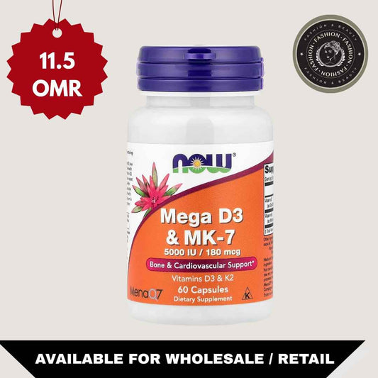 NOW Foods Mega D3 & MK-7