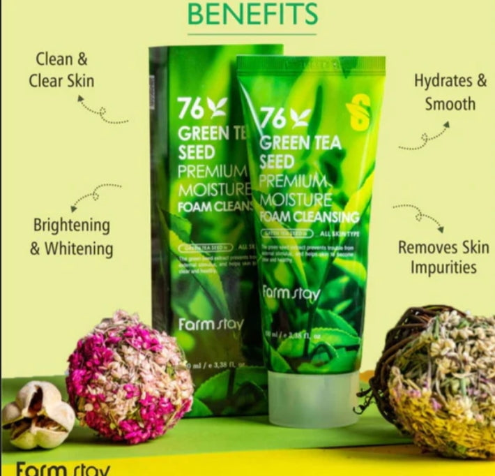 Green Tea Seed Premium Moisture Foam Cleansing