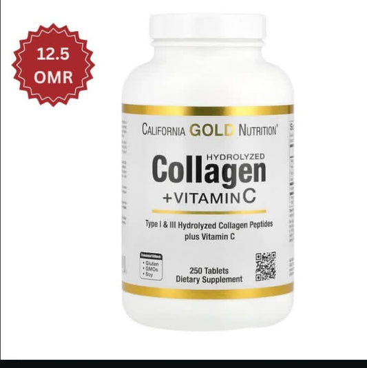 California Gold Nutrition, Hydrolyzed Collagen Peptides + Vitamin C