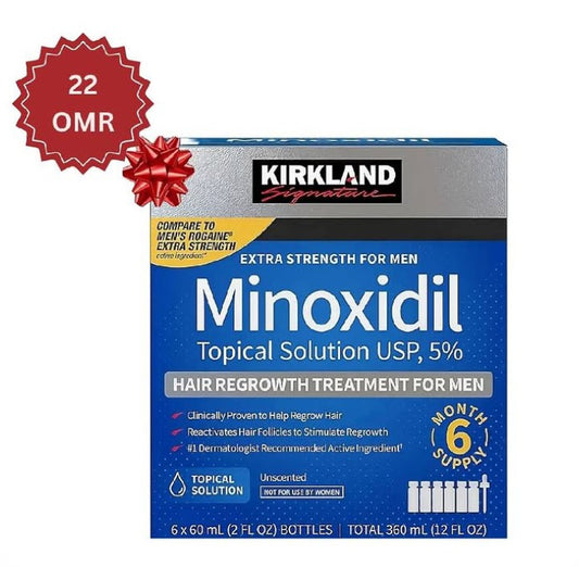 Minoxidil 5% Topical Solution (Extra Strength for Men)