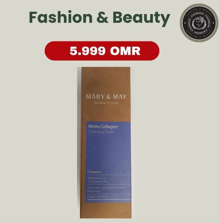Mary & May – White Collagen Cleansing Foam