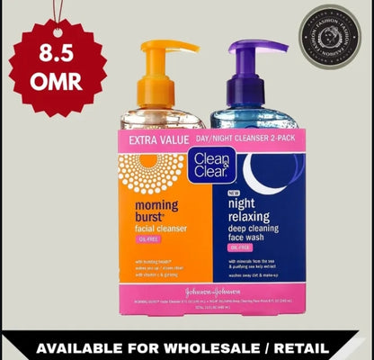Clean & Clear Day/Night Cleanser 2-Pack