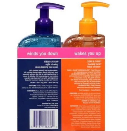 Clean & Clear Day/Night Cleanser 2-Pack