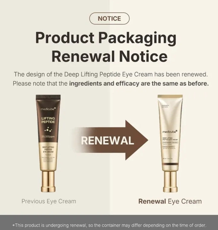Medicube Deep Lifting Peptide Eye Cream