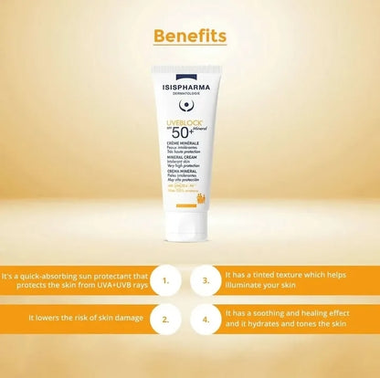 Isispharma Uveblock SPF 50+ Mineral Cream