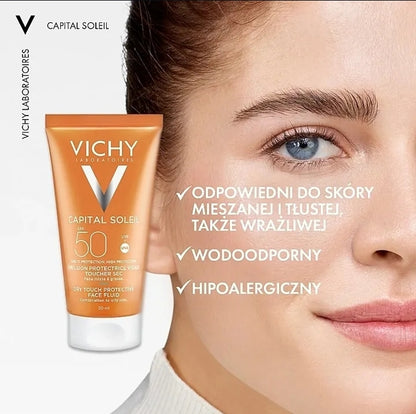 Vichy Capital Soleil Dry Touch Protective Face Fluid SPF 50