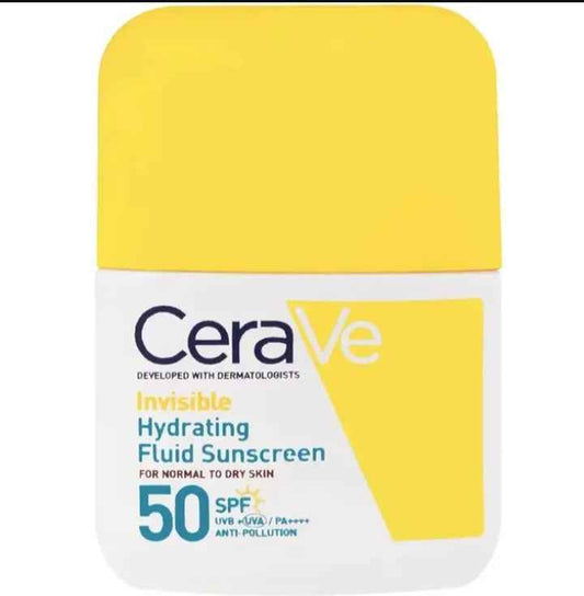 CeraVe Invisible Hydrating Fluid Sunscreen SPF 50