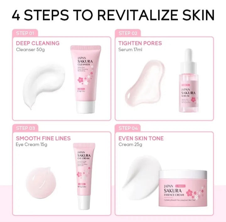 LAIKOU Japan Sakura Skincare Set