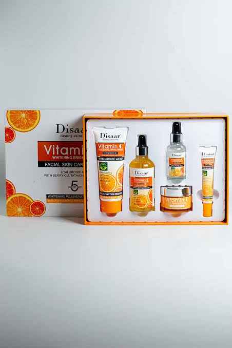 Disaar Vitamin C Whitening Brightening Facial Skin Care 5-Piece Set