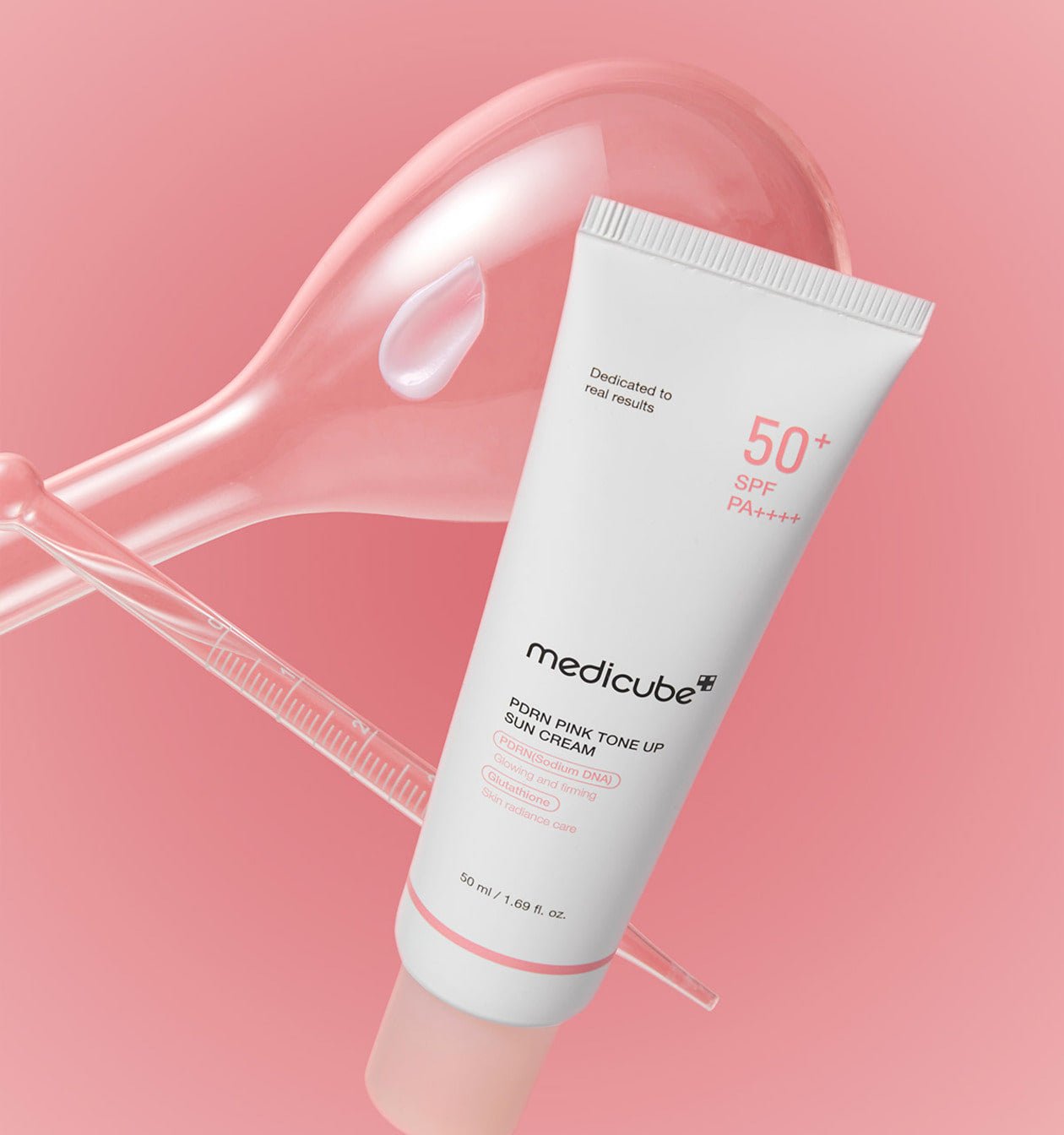 Medicube PDRN Pink Tone Up Sun Cream.