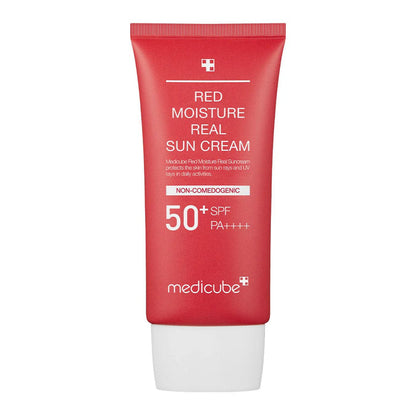 Medicube Red Moisture Real Sun Cream.