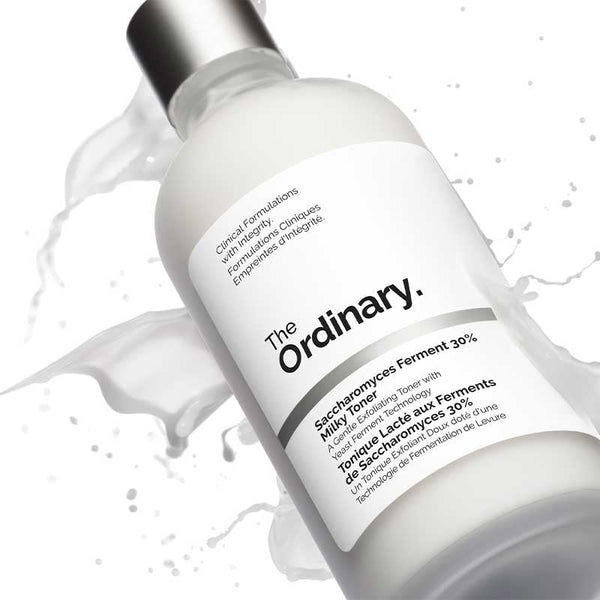The Ordinary skincare product with a white background

