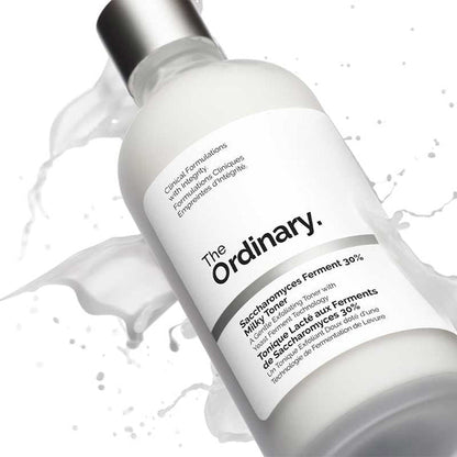 The Ordinary skincare product with a white background

